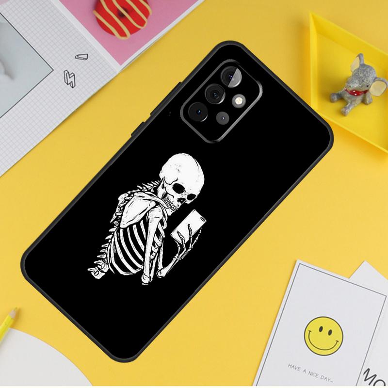 Aesthetics Skeleton Case For Samsung Galaxy A54 A34 A14 A56 A52 A53 A16 A26 A36 A55 A35 A15 A32 A12 A33 A13 A17