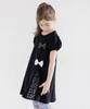 Bee Ribbon Short Size Shh01543 Dress, Sleeve, Girls', Spring/Summer, 110cm, Black,