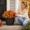 Artificial Fall Flowers for Halloween Outdoor Decor - Realistic Maintenance Free