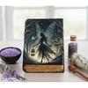 Fairy Leather Grimoire – Handmade Book of Shadows with Lock Positivity Gift