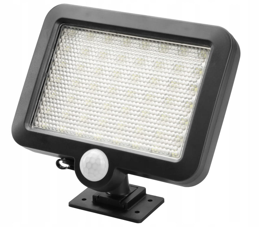 3W LED solar floodlight with motion and twilight sensor