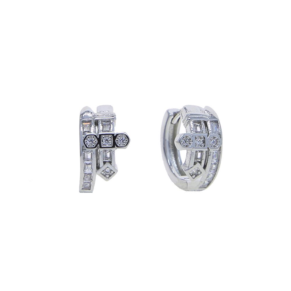 

Женские серьги-каффы на крест - Золотые, Серебряные, Черные, дизайн Меч Правосудия