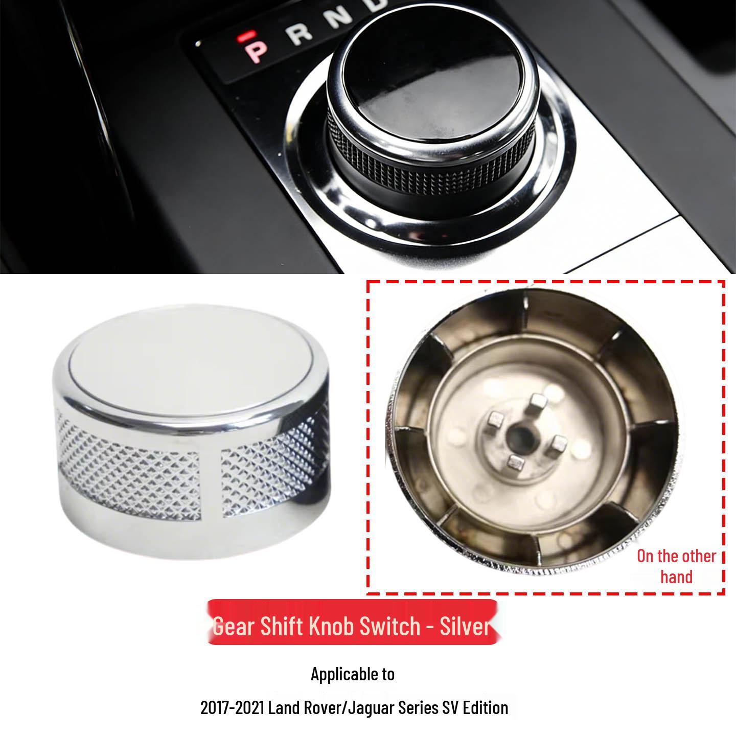 

Metal Gear Shift Knob for 2013-2021 Land Rover, Jaguar Velar, Discovery, Discovery Sport, and Range Rover Autobiography SV