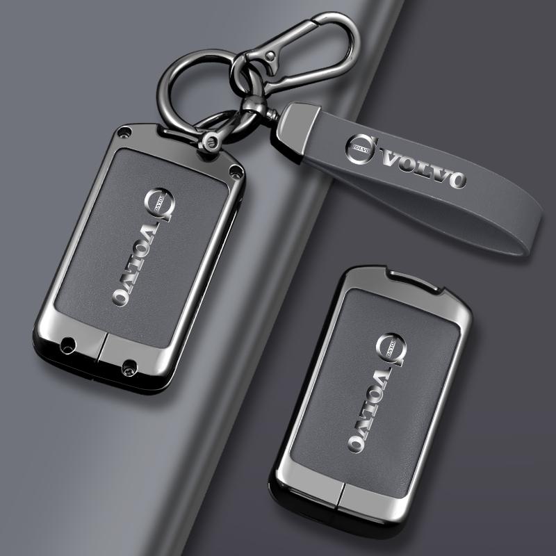 Pro Volvo Slitina zinku Kryt pouzdra na klíče od auta Obal Taška na klíče Ochrana S60 S90 XC40 XC60 XC90 V60 V90 EX90 2018 2024 2025 Příslušenství