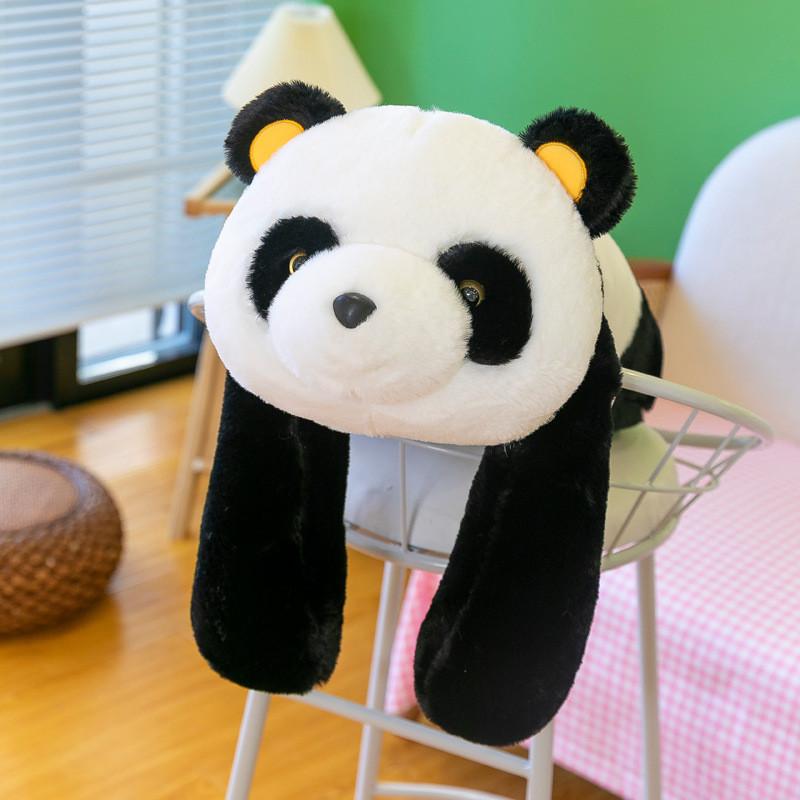Adorable Giant Panda Plush Toy Soft Stuffed Animal Doll Perfect Birthday Gift Pillow Cuddle Toy For Girls