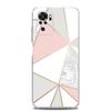 New Square Clear Phone Case For Xiaomi Redmi Note 12 11 9S 9 8 10 Pro+ 7 8T 9C 9A 8A K40 Gaming Silicone Cover Marble Geometric