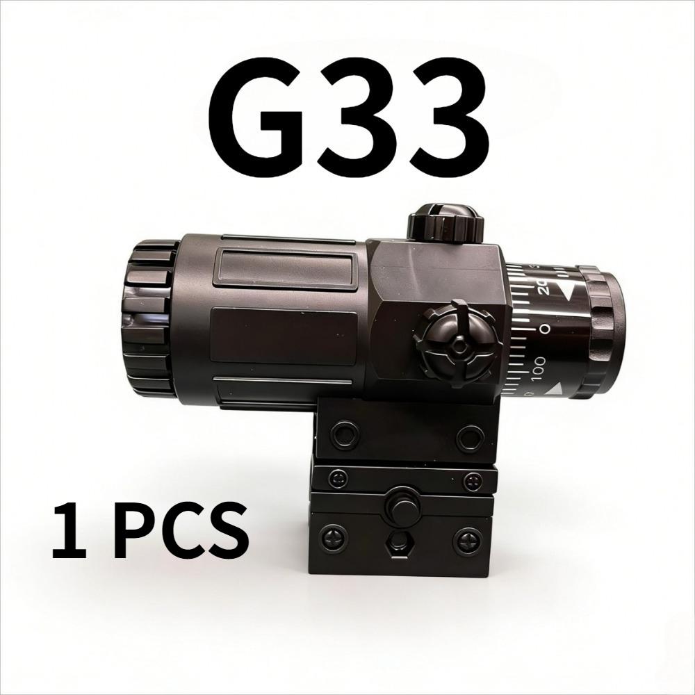 G33 G43 Sight Fixed 3x 5x Magnifying Glass Sight Holographic Sight Red Dot Sight Quickly Install Toy Gun Sight