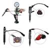 60 Mpa Nozzle Pop-Pressure Fuel Injector Calibrator Dual Scale Gauge Tester 0-400 BAR Common Rail Tool Diagnostic Metal