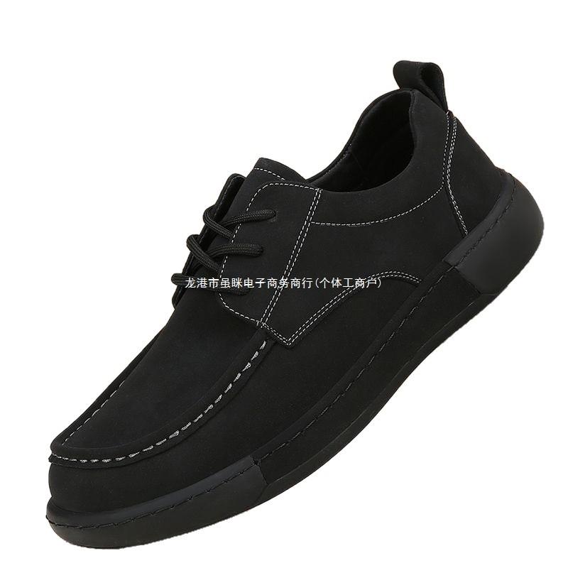 Men's 2025 Spring New Retro Soft-soled Men's Fashion Trend Breathable Casual Leather Shoes
