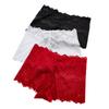 Women's Plus Size Sheer Underwear Invisible Seamless Hipster Lace Boyshorts Panties Sexy High Waisted