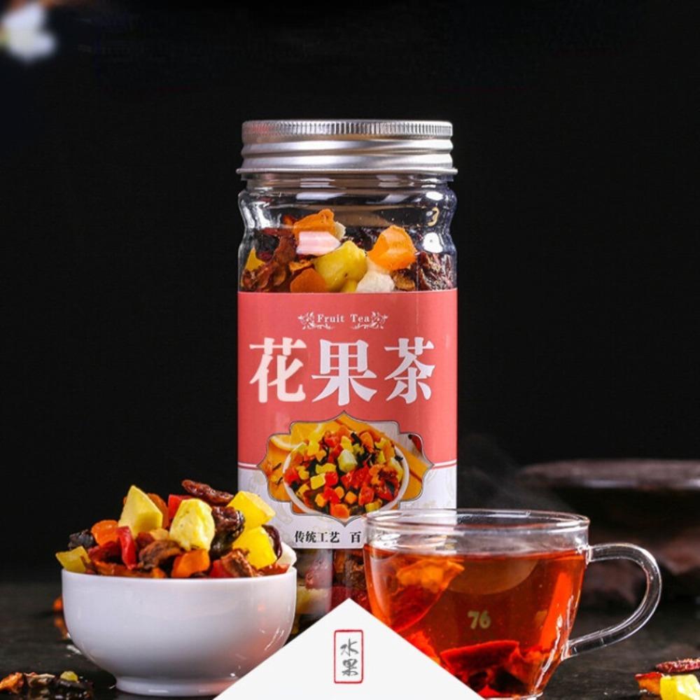 Natural Handmade Fruit Tea 180g Canned Healthy Drink Herbal Flower Tea Gift