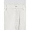 8SECONDS Cotton Spandex Semi-Wide Fit Elastic Waist Pants Ivory