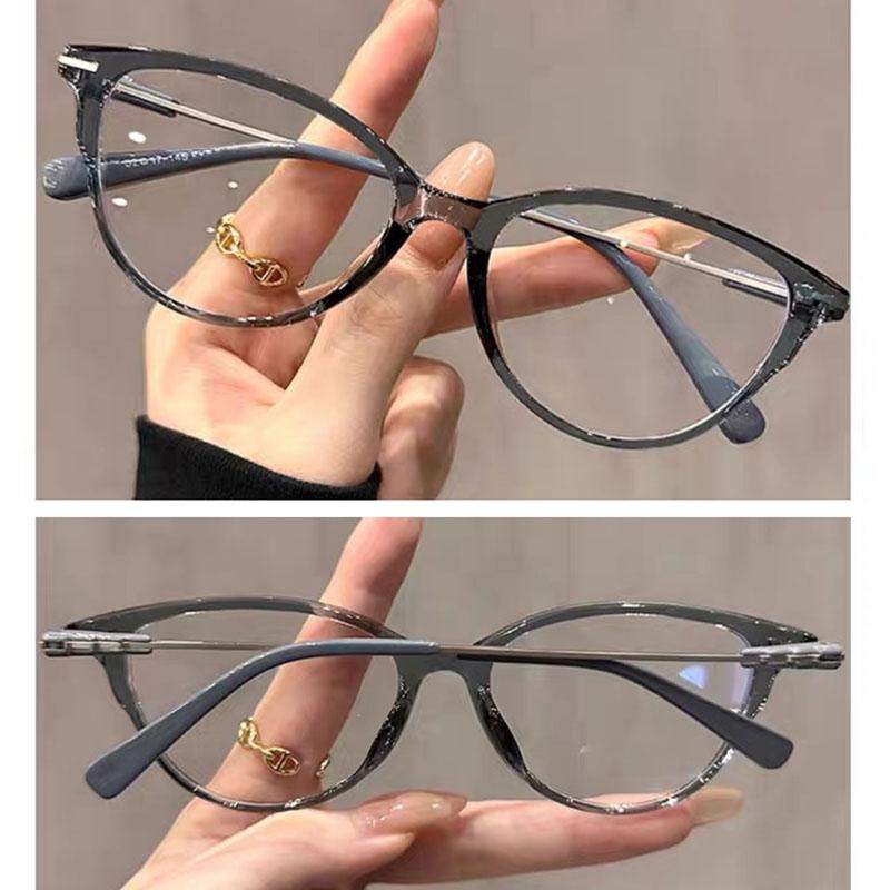Retro Unisex Cat Eye Frame Reading Glasses Eye Protection Farsighted Fashion Reading Glasses for Women Men Eyeglasses
