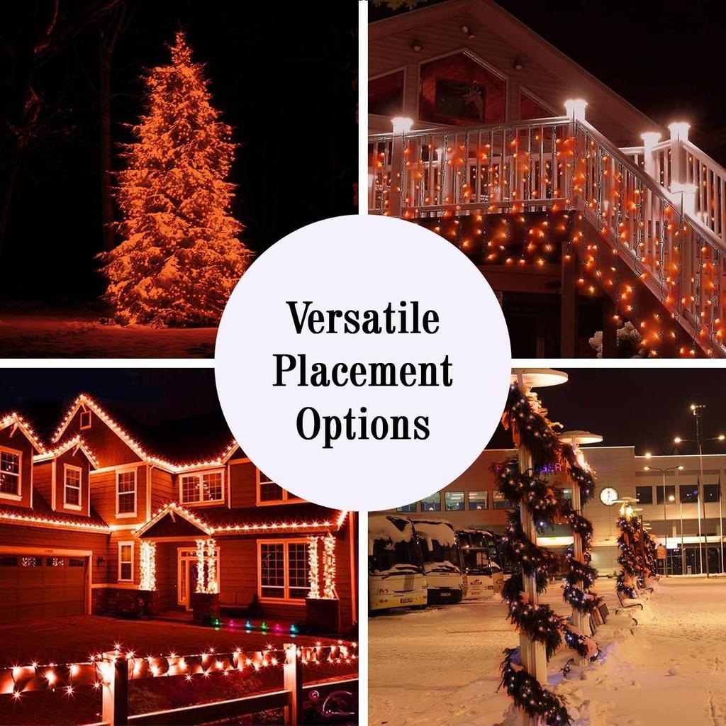 (Pakke med 1, Rød) 38 LED 10,5M Kobber Strøm Pixel Lyslenke | 360° Eventyr Serielle Jhalar Lys for Hjemmet | Diwali Lys til Dekorasjon, Jul