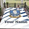 Custom Name Sheffield Wednesday FC Crystal Velvet Floor Rug Personalized Text Soft Carpet Home Decor