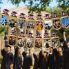 Paper Letter Graduation Photo Banner Celebrate Handmade Photo Frame Flag Graduation Season Congrats Grad Banner Kindergarten