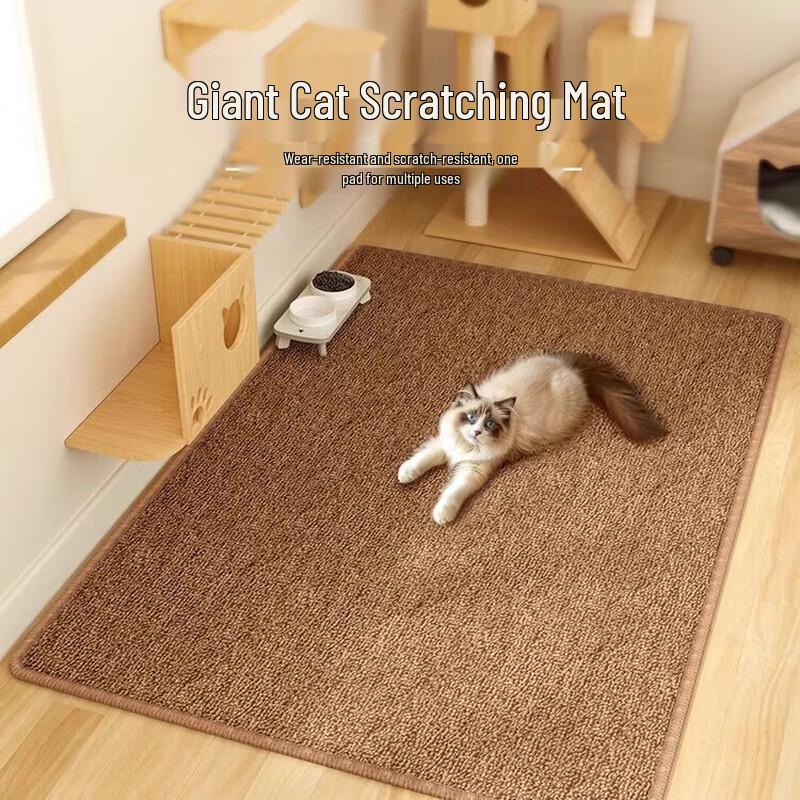 Crazy Owner Sisal-Effect Corrugated Cat Scratching Mat