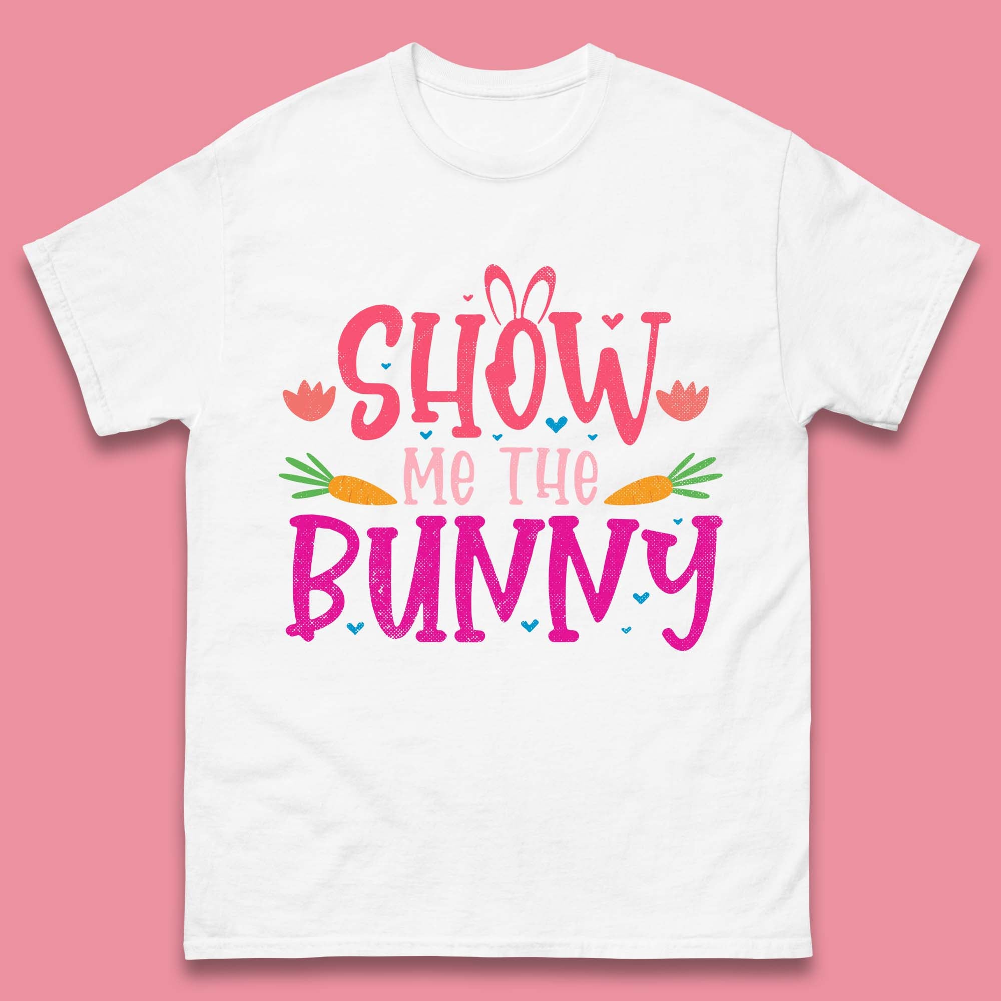 Show Me The Bunny Mens T-Shirt Womens Tops Tees S