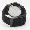 Salvatore Marra Chronograph Men's Watch 10 Bar Water Resistant Silicone Strap Exclusive Model SM16109-BKBKSV