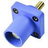 Marinco Power Products CLS40MRSB-D CLS Série 16 Montagem em Painel (400A/ 600V) Pino Roscado de 1,125"; Masculino - Azul (D)