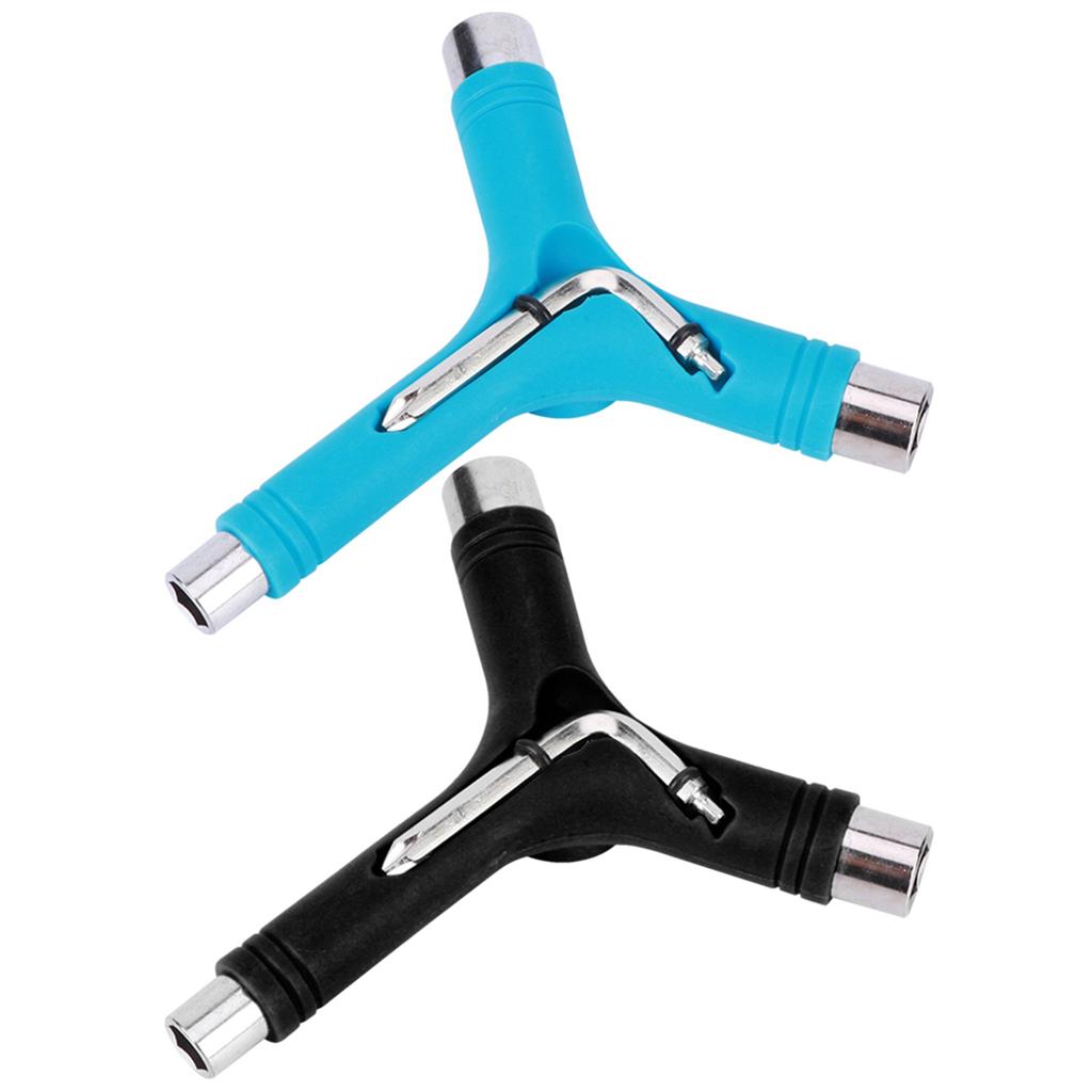 Y Type Multipurpose Five Functions Alloy Steel Wrench Professional Skateboard Tool