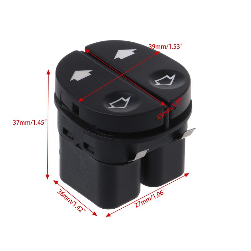 Electric Power Control Window Driver Side Button for Fiesta Tourneo
