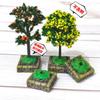 Mini Cherry Blossom Bonsai: Artificial Green Plant Decoration for Micro Landscapes.
