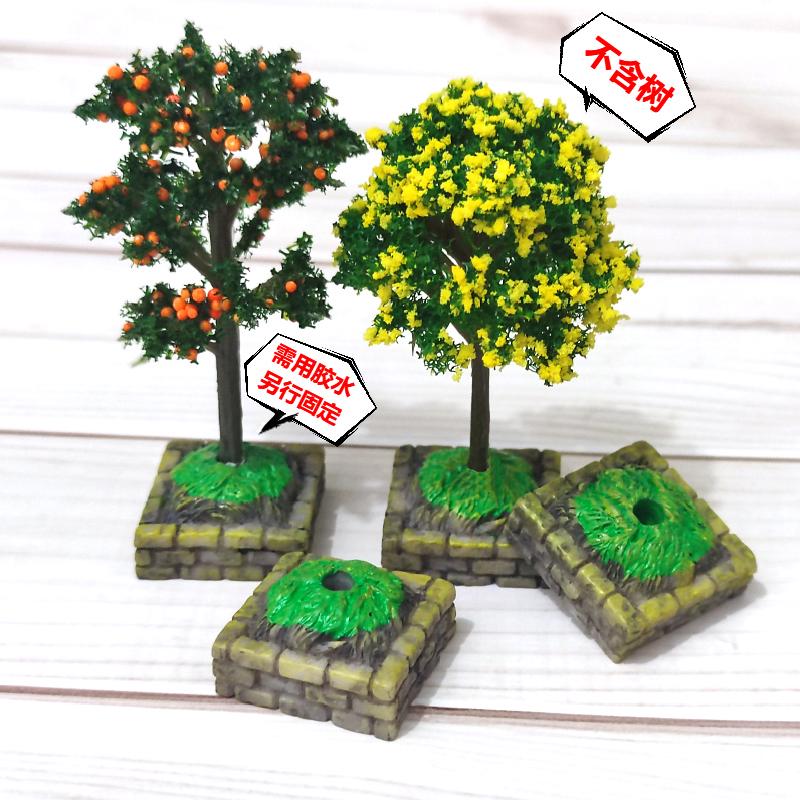 Mini Cherry Blossom Bonsai: Artificial Green Plant Decoration for Micro Landscapes.