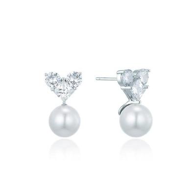 [Ost] Loving Heart Pearl Earrings Ote122921Qww