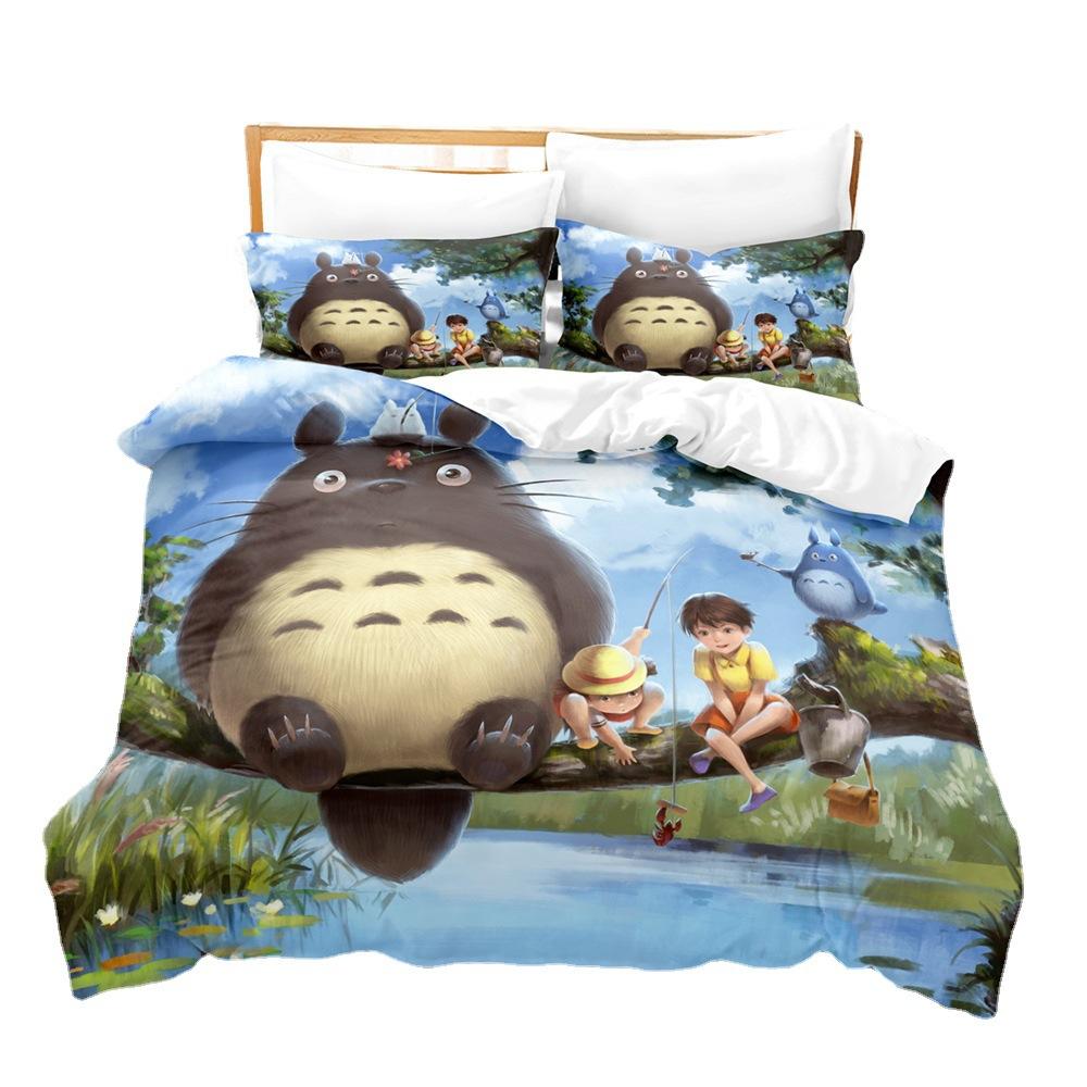 Printing Quilt Cover Chinchilla 3D Digital Printing Three-Piece Set