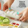Multi-Function 8 Grid Ice Cube Mold Easy Release Reusable Ice Molds Storage Box Pressing With Lid Ice Cube Maker Household Use