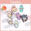Labubu Cartoon Brooch Alloy Pin For Clothing And Bags Perfect Gift For Anime Fans