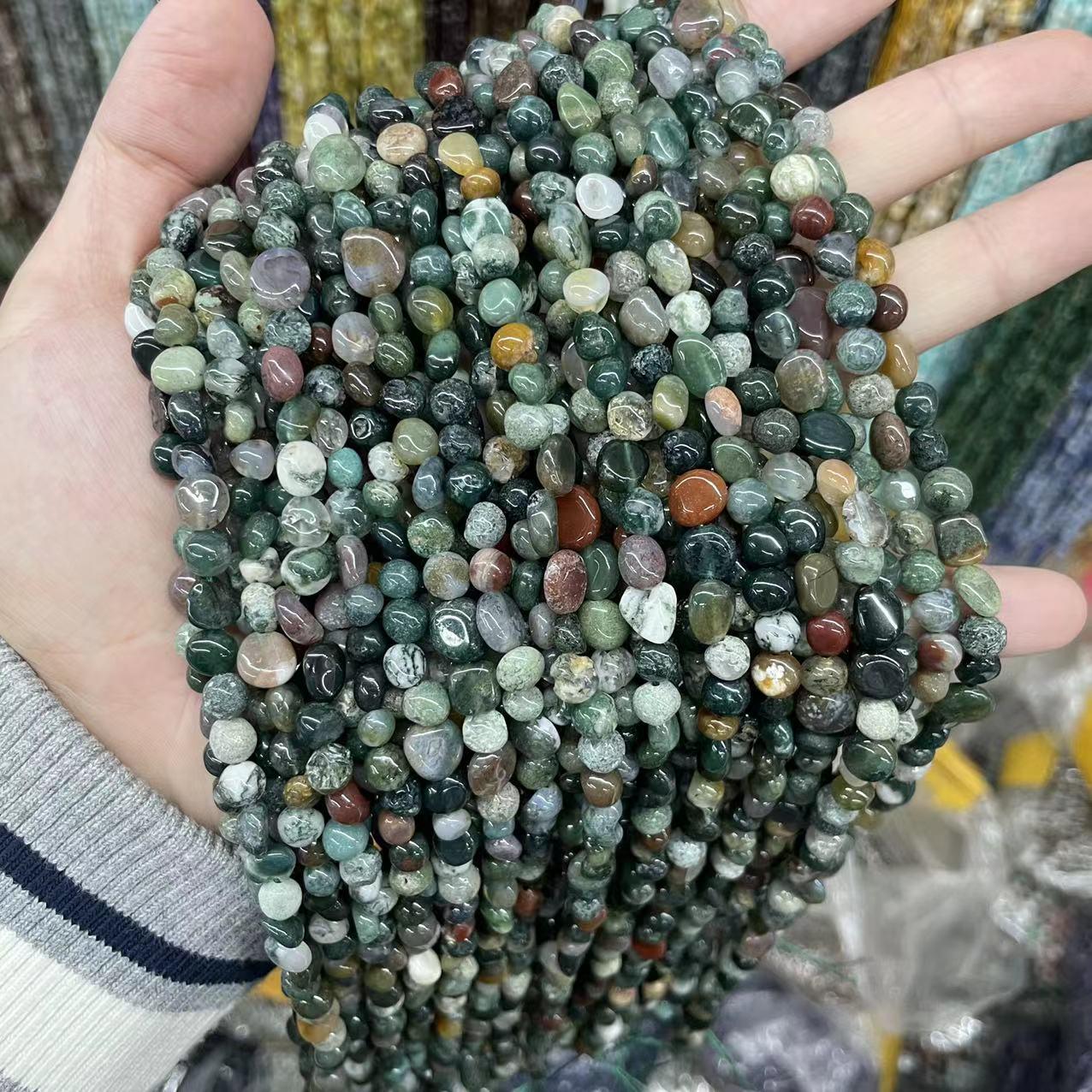 

8 мм натуральные необработанные камни нерегулярные свободные бусины для самостоятельного изготовления ювелирных изделий Price per Strand