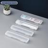 Compact Multifunctional Transparent Toothbrush and Toothpaste Travel Storage Box