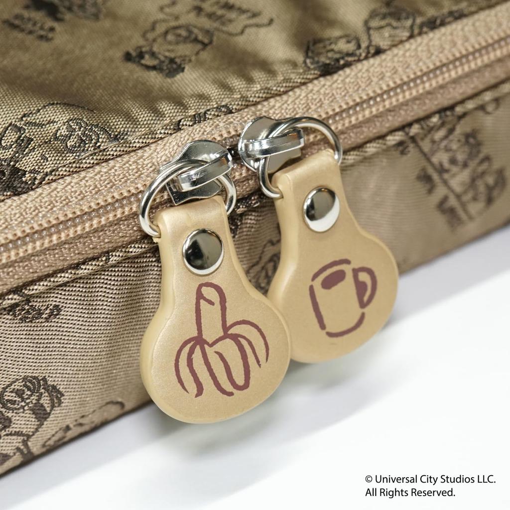 Minion Character PACAPO Pouch (Coffee Pattern, Ginger Beige) UND49299E Beige