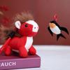 Horse Year Lucky Plush Keychain With Pp Cotton Filling For Gift And Decoration
