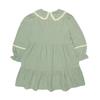 Hedgehog Kids Forest Corduroy Dress Mint