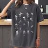 Sluta dagdrömma om retro-t-shirts, T-shirts med tryck av Talking Heads-bandet, Korta ärmar, Avslappnad daglig street wear