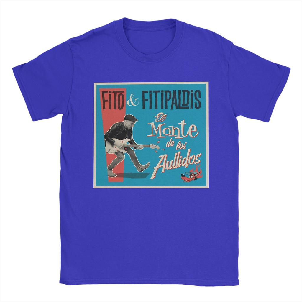 T-Shirt Sommer Fito Fitipaldis El monte de los aullidos Album T-Shirts Baumwoll-T-Shirt für Männer Y2K Lässiges Kurzarm-Oberteil T-Shirts