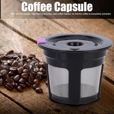 Household Refillable Coffee Capsule Cup with Spoon Fit for Keurig 2.0 KCUP Coffee Machine Coffee Capsule Coffee Capsule Cup