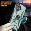 For iPhone 17 Case PC+TPU Anti-Drop Phone Cover with Ring Kickstand