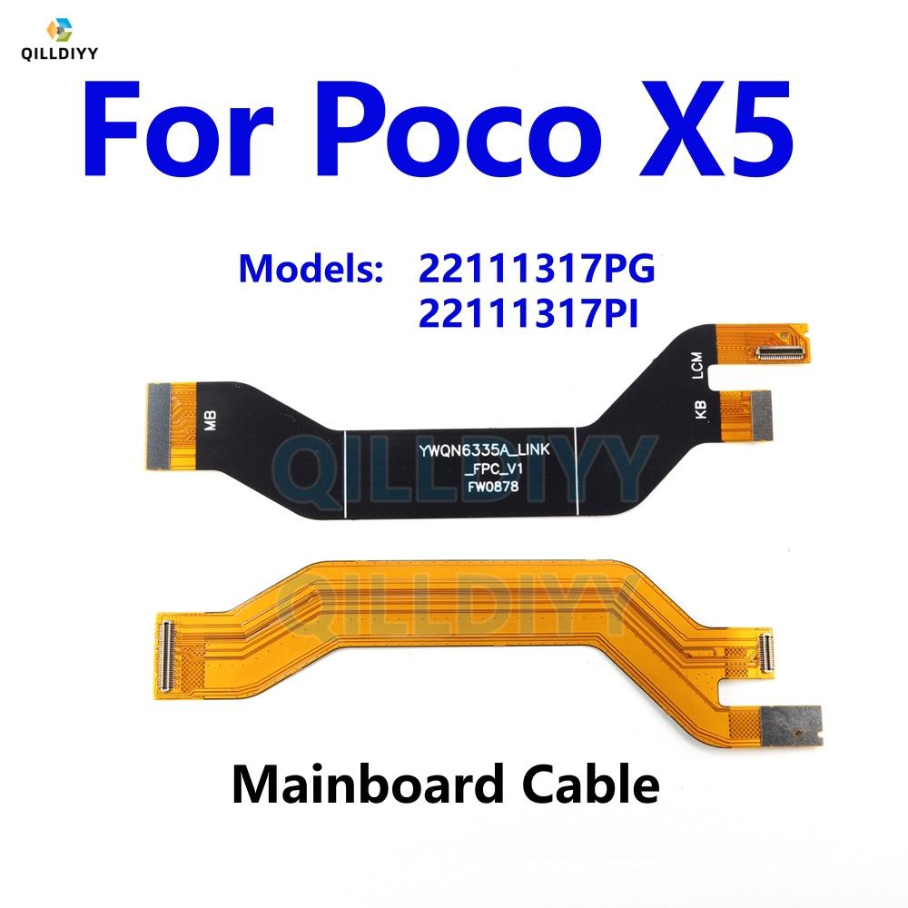 For Xiaomi Poco X5 Motherboard Cable Mainboard Connector USB Main Board Flex Cable Replacement