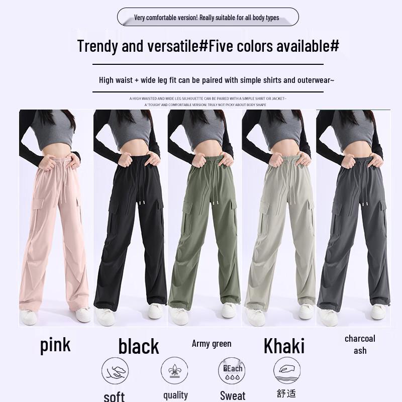 MJ STYLE Women's Straight-Leg Cargo Pants