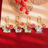 2026 Year Of The Horse Metal Keychain Cartoon Mascot Pony Good Luck Pendant Backpack Hanging Decor New Year Party Gifts