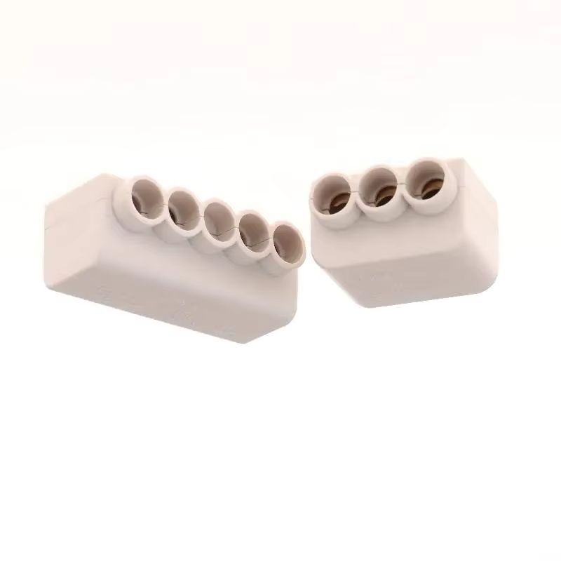 1/3PCS Screw Wiring Terminal Block High Power 1 In Multiple Out Cable Splicing 60A/400V 1-6mm2 Wire Connector