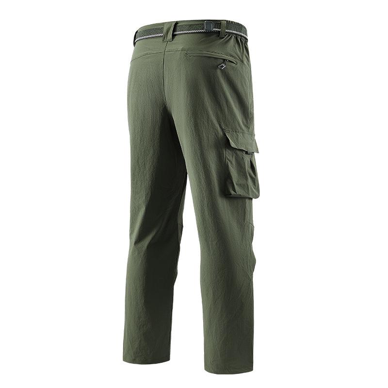Men's Quick-Dry Stretch Breathable Ice-Cool Multi-Pocket Casual Long Pants
