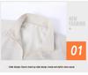 Men's Trendy Executive Stand Collar Jacket - Autumn/Winter Business Style, Simple Casual Design, Cotton-Padded