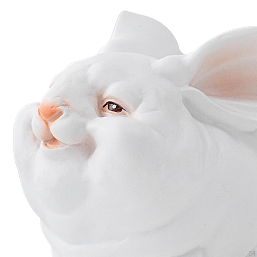 Figures Little White Micro Landscape Craft Collectible Home Decoration Creative Ornaments for Desk