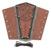PU Arm Protectors Masquerade Party Dress Up Arm Guard Embossed Totem Arm Bracers Roleplaying Costume Armwear