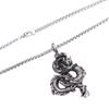 Steel Punk Street Cuban Chain Korean Clavicle Choker Neck Jewelry Man Chain Necklace Dragon Pendant